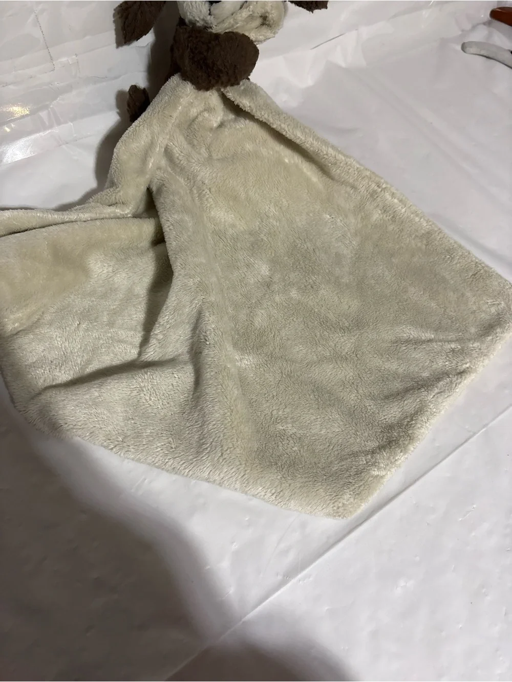 Jellycat Puppy bashful fudge puppy soother Comfort Blanket